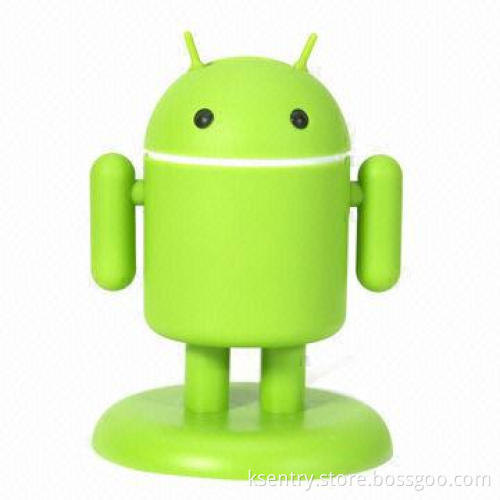 Promotions Andru Android Robot USB Cellphone Travel Charger, Output 5V/1A US Plug, OEM Manufacturer